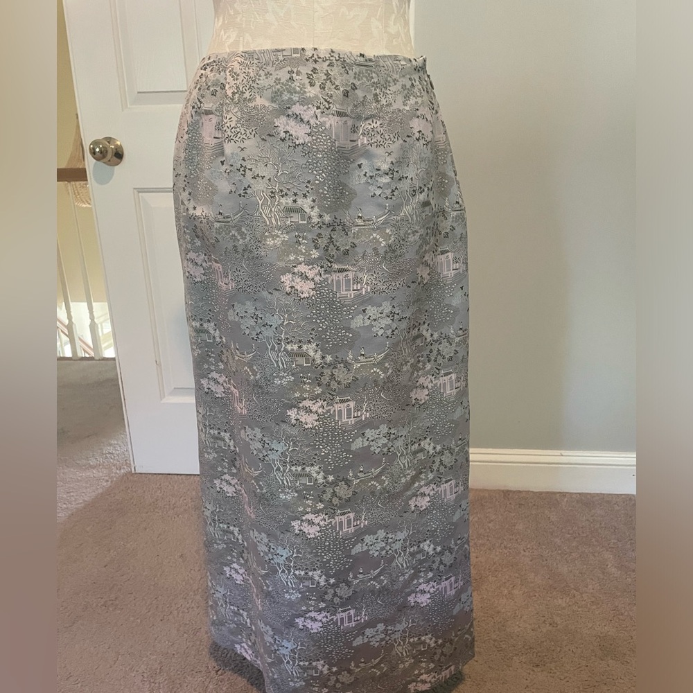 Vintage Amanda Smith skirt. Beautiful fabric and print